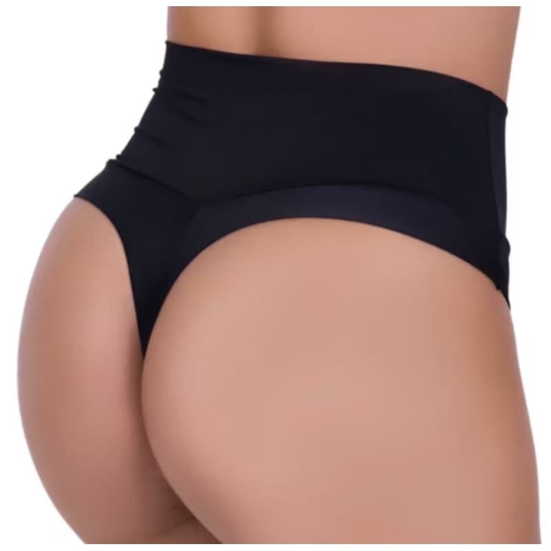 Calcinha cós alto fio duplo kit 3 unidades Feminina Algodão, e microfibra Confortável Promoção