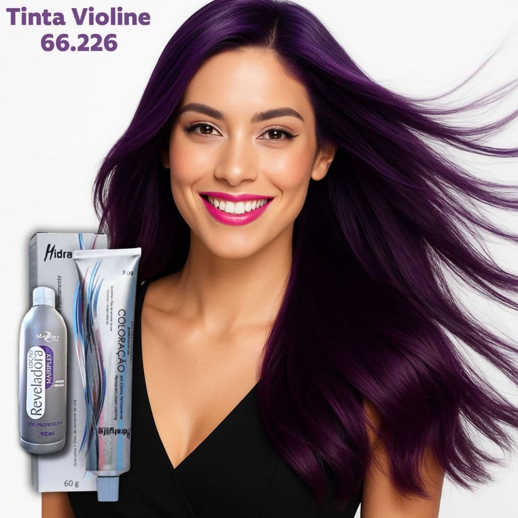 Tinta Roxa para Cabelo Tom 66.226 Violine com Cor Intensa e Duradoura | Compre Agora