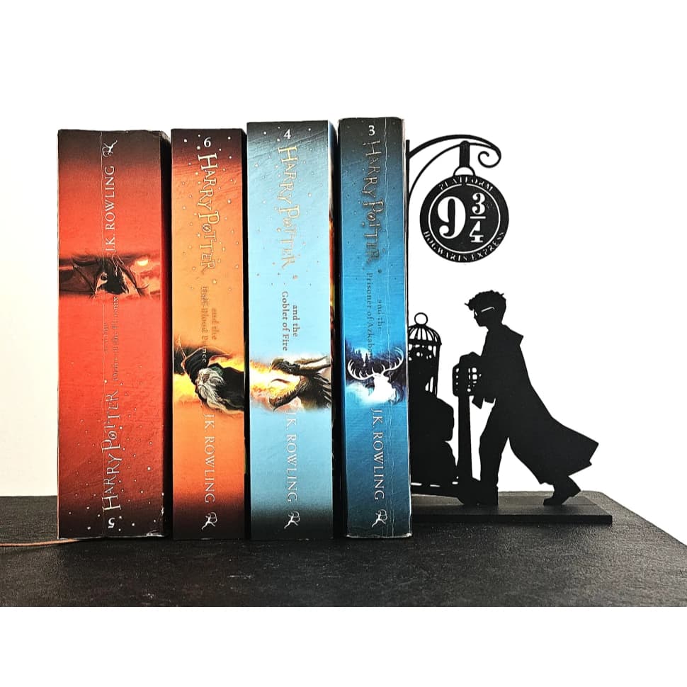 Suporte Livro Aparador Porta Livros Harry Potter Decorativo