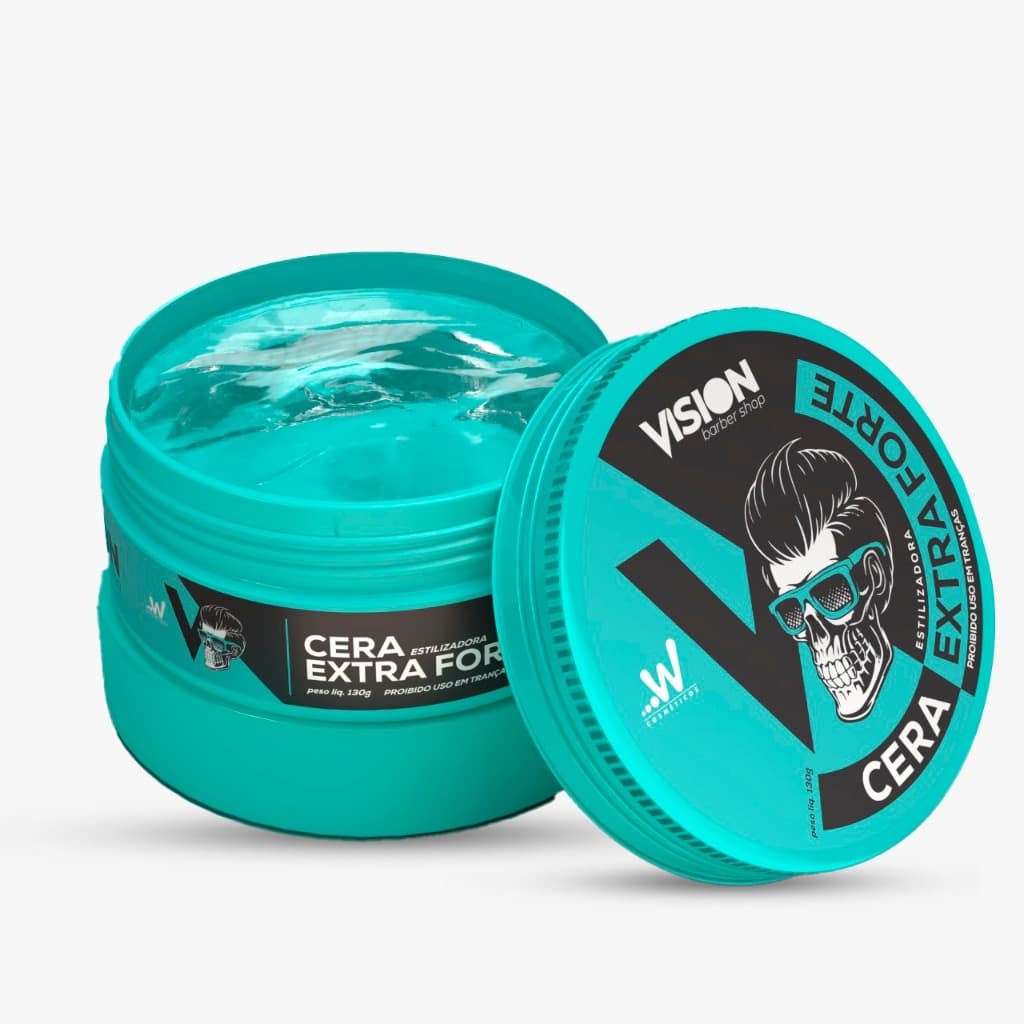 36 Pomadas Cera Modeladora Vision 130g Variadas Atacado