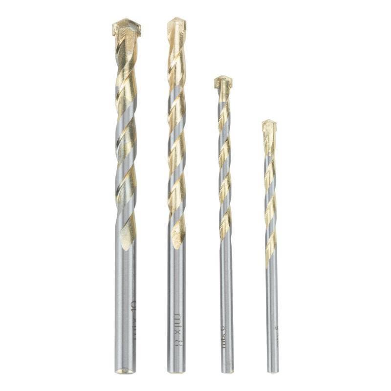 Jogo de Brocas Videa Para Concreto 5, 6, 8 3 10mm com 4 Peças Mtx Profissional