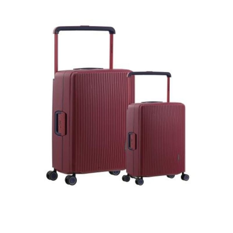 Kit 2 Malas Executivas Polipropileno PP mala de Viagem Reforçada  Roda Giro 360° Intract
