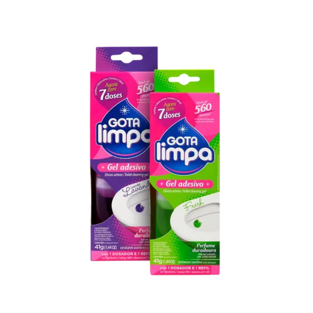 Gel Adesivo Sanitário Gota Limpa 7 Aplicações - 1 Unid