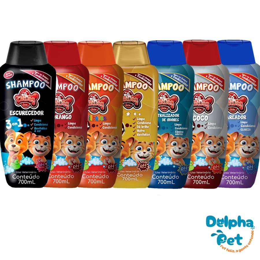 Shampoo Cat Dog 700ml Diversas Fragrâncias