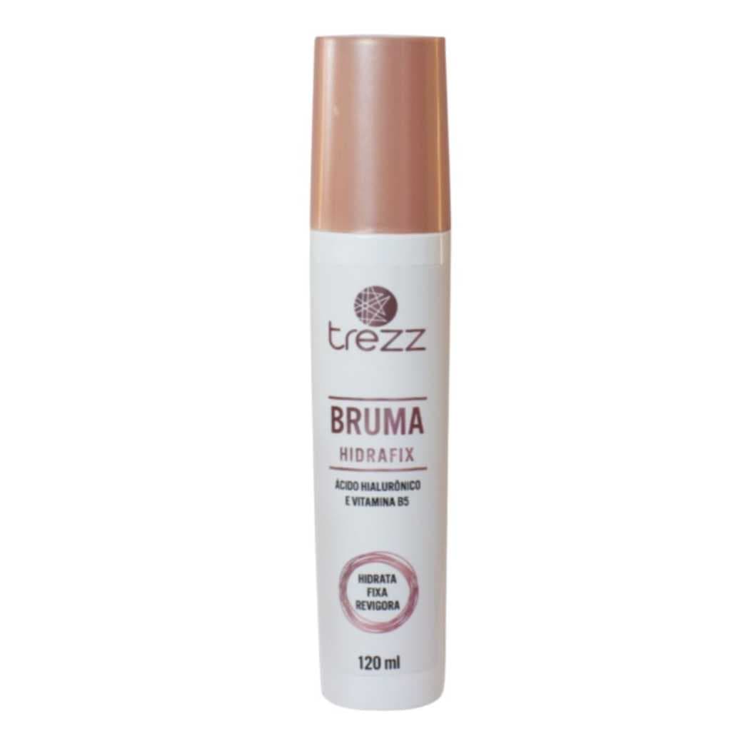 Bruma Fixadora de Maquiagem Hidrafix Trezz 120ml - Ácido Hialurônico Hidrata Fixa Revigora