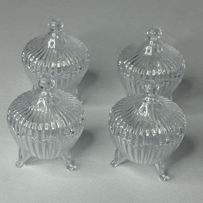 Kit 10/20/50 Mini Bomboniere para Lembrancinha de Acrílico Decoração