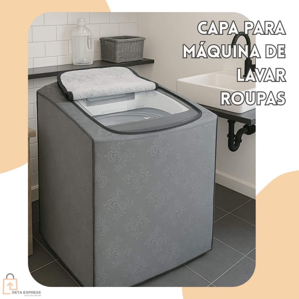 Capa P Máquina Lavar Vinho Colormaq Consul 13kg 14kg 15kg