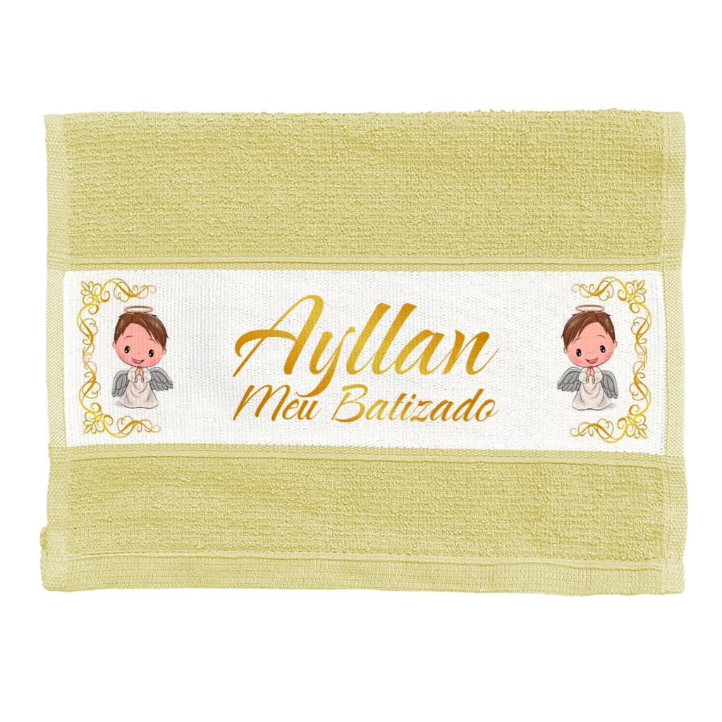 Kit 40 Toalha Toalhinha Mão Rosto Personalizadas Temas Lavabo Infantil Escola Adulto Empresa Igreja