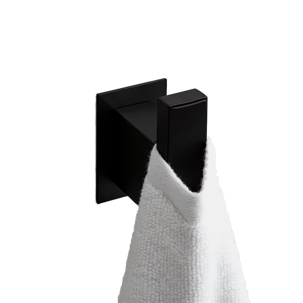 Cabide Simples Inox Preto Fosco - Kromus Rt0301b