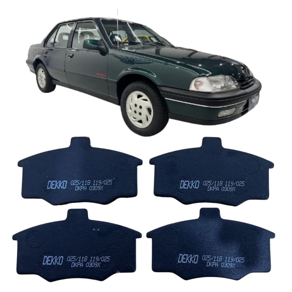 Pastilha de Freio Dianteira Chevrolet Monza 2.0 1986 a 1996 Dekko