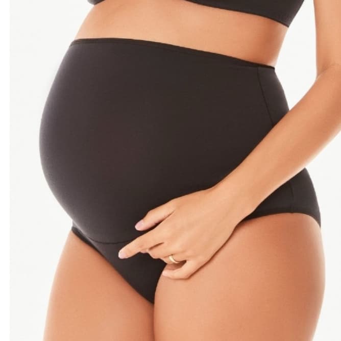 Kit 2 Calcinha Gestante Pós-Parto Cintura Alta Hot Pants