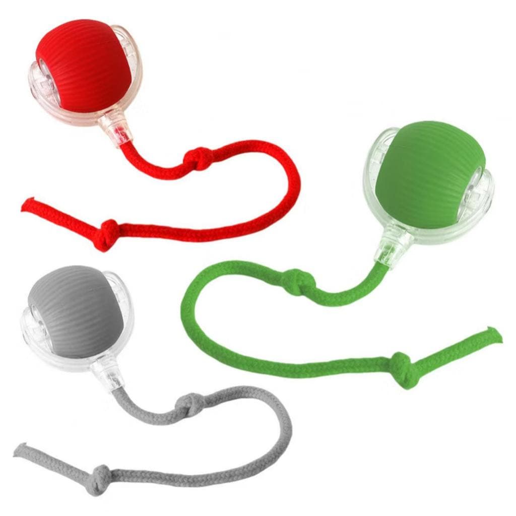 Brinquedos Para Gatos Bola De Rolamento Automática Cauda Falsa Recarregável Elétrico