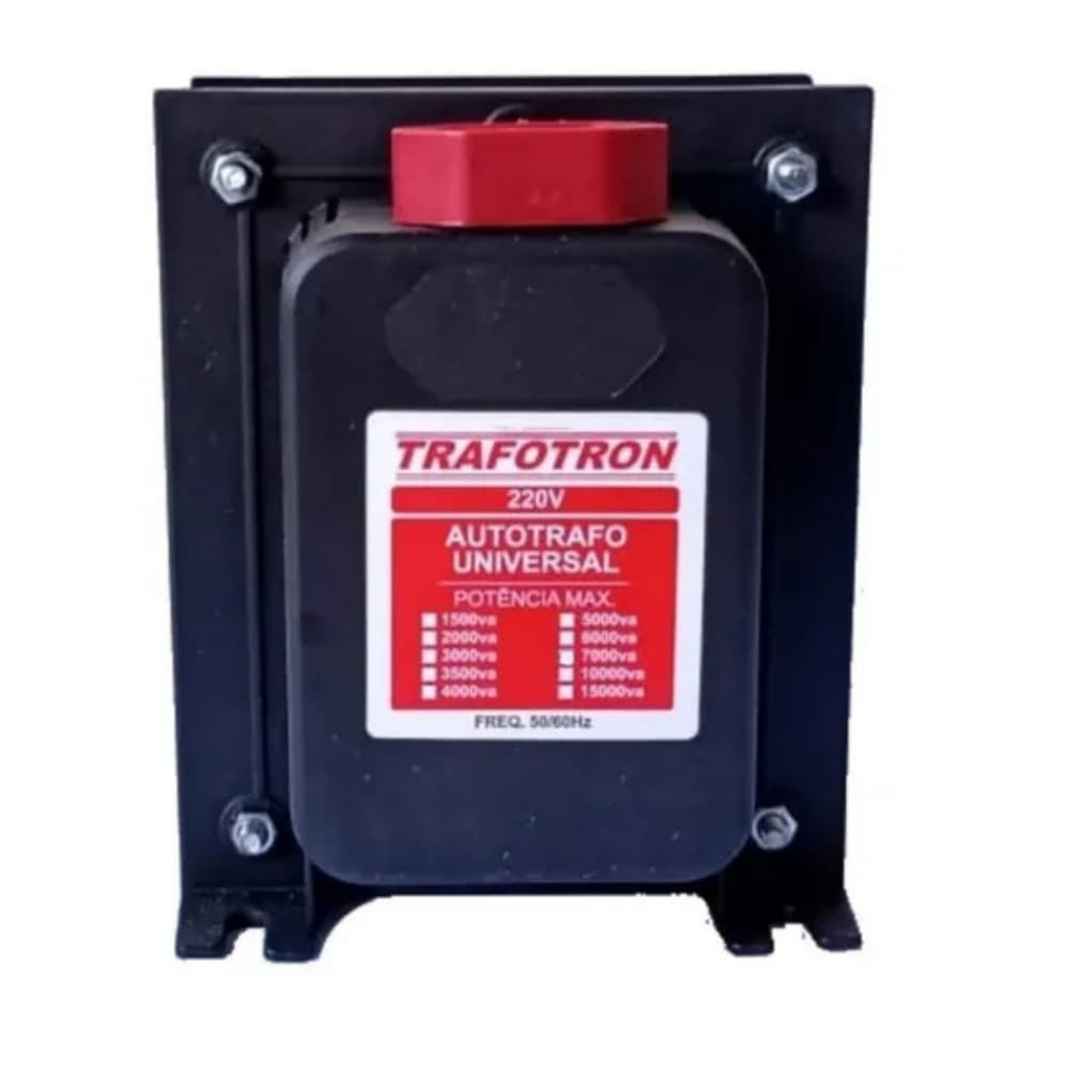 Transformador de energia 6000VA 127 > 220 e 220 >127. Geladeira, ar condicionado, air fryer, microondas, bivolt etc...