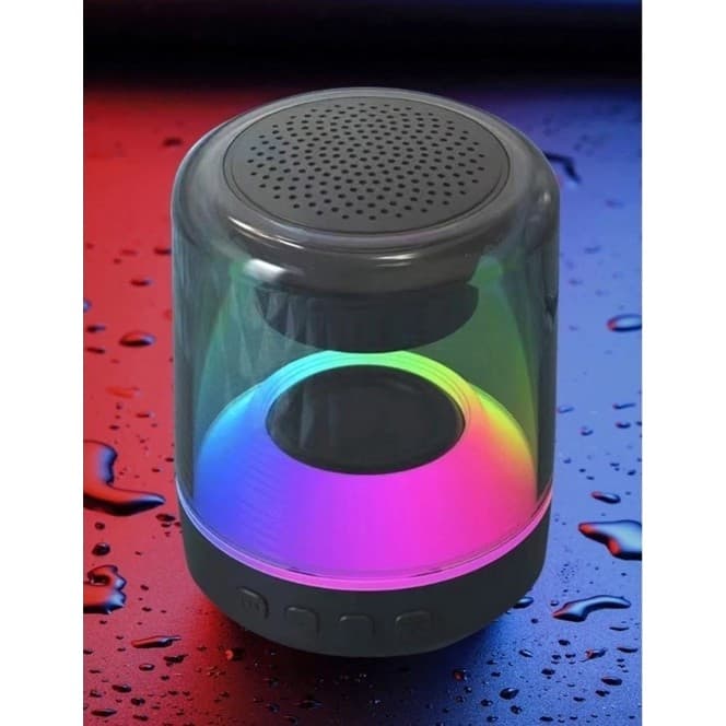 Caixa de Som Potente Led RGB Bluetooth 5.0 Portátil Som Potente (3530)