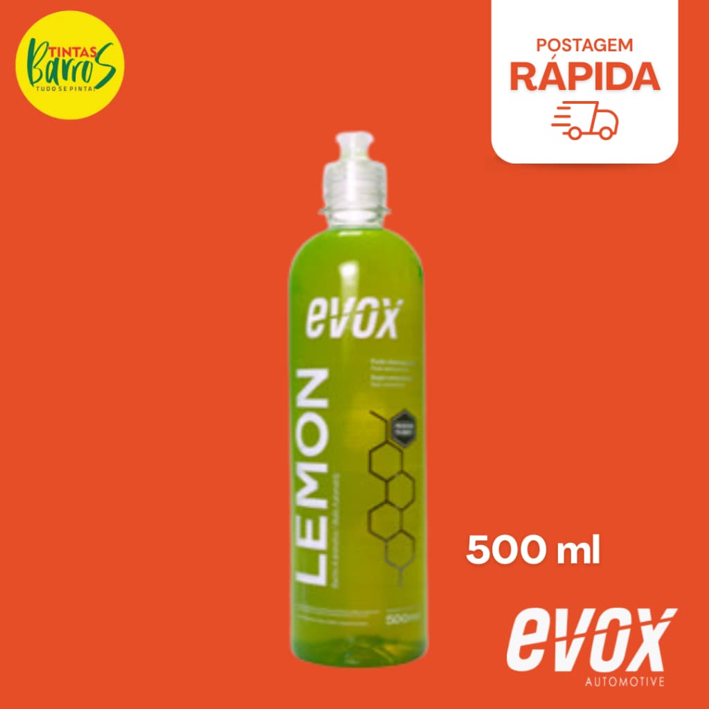 SHAMPOO BANHO AUTOMOTIVO DESENGRAXANTE LEMON 500ML EVOX