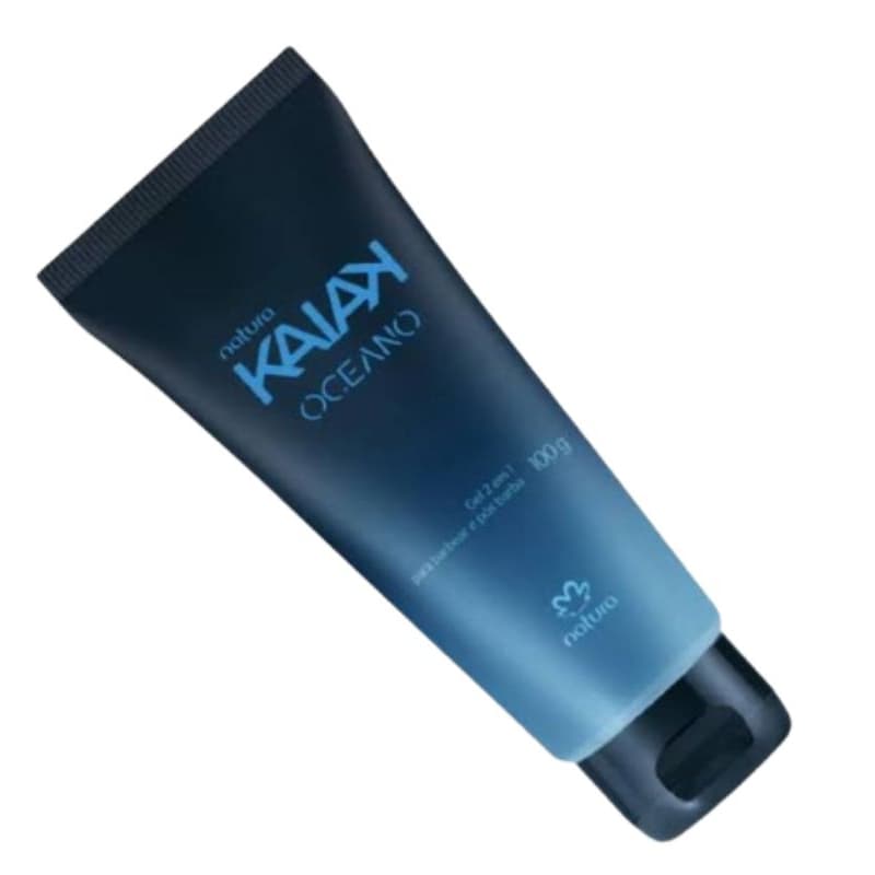 Gel para barbear Natura para barbear, Gel 2 em 1 para barbear e pós barba