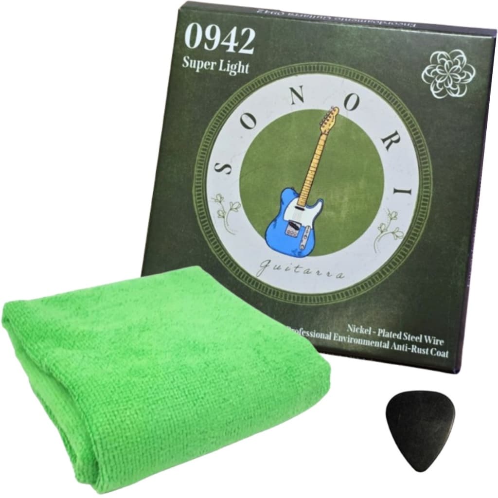 Encordoamento Sonori Guitarra 009 Jogo de Cordas Antiferrugem
