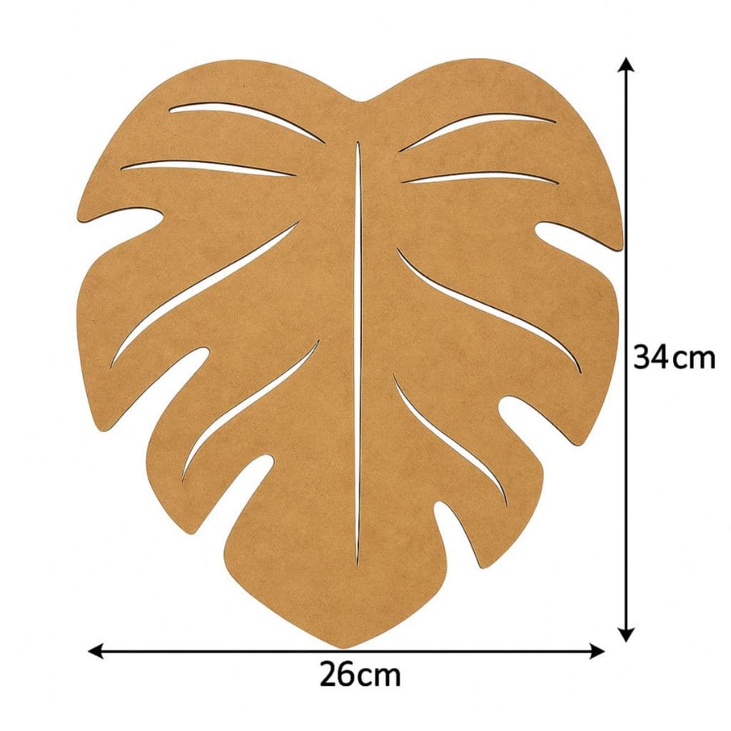 Kit 10 Sousplat Costela De Adaõ Porta Pratos Em Mdf Crú 34x26 Cm