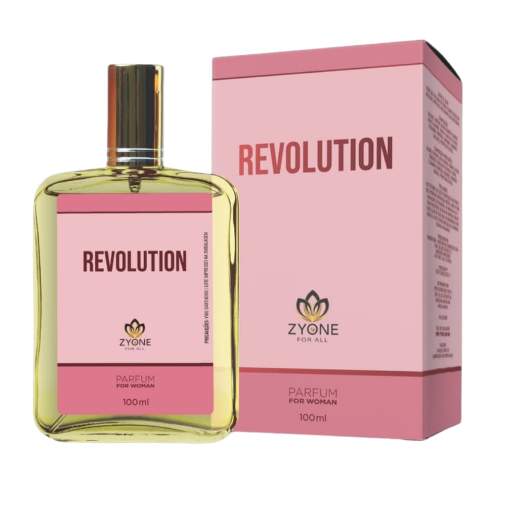 Perfume Feminino Revolution 100ml Zyone -  Perfume  Feminino Importado - Alta Fixação