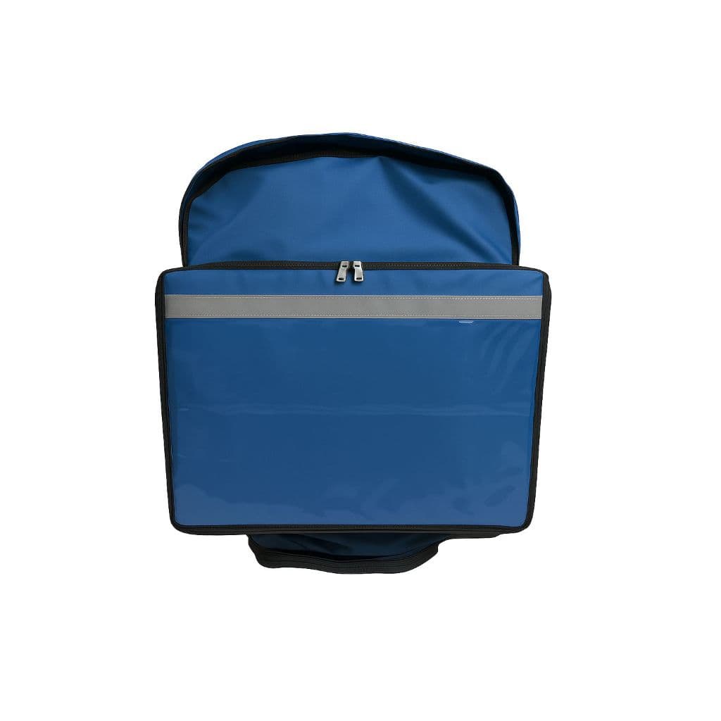 Capas Mochilas Bag AZUL (Sem Isopor) Térmicas De Motoboy Para Isopor De 45 Litros Entregas