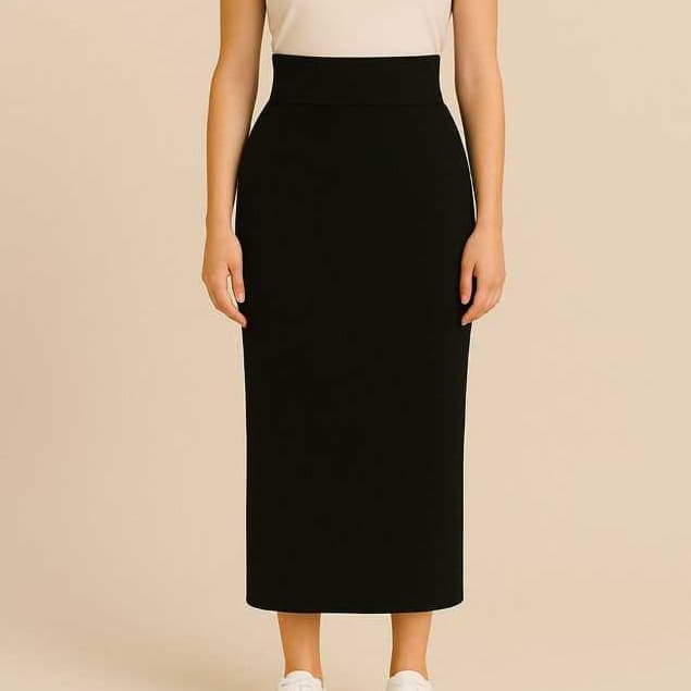 Saia Midi Tubinho - Moda Evangêlica