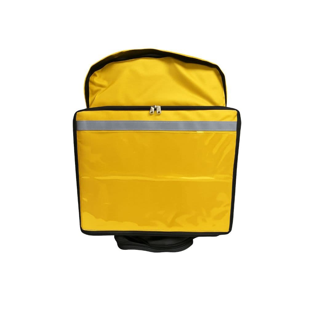 Capas Mochilas Bag AMARELA (Sem Isopor) Térmicas De Motoboy Para Isopor De 45 Litros Entregas