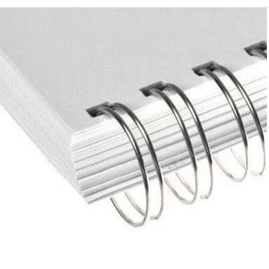 Wire-o para Encadernação 3x1 A4 Prata 1/2  p/ 95fls