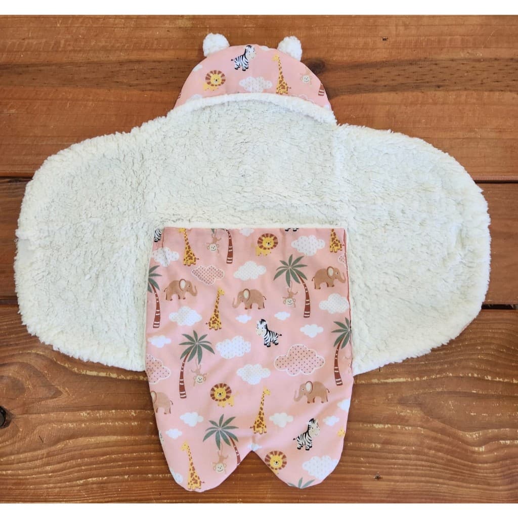 Saco de Bebê Dormir Sherpa Carneirinho Microfibra Estampa