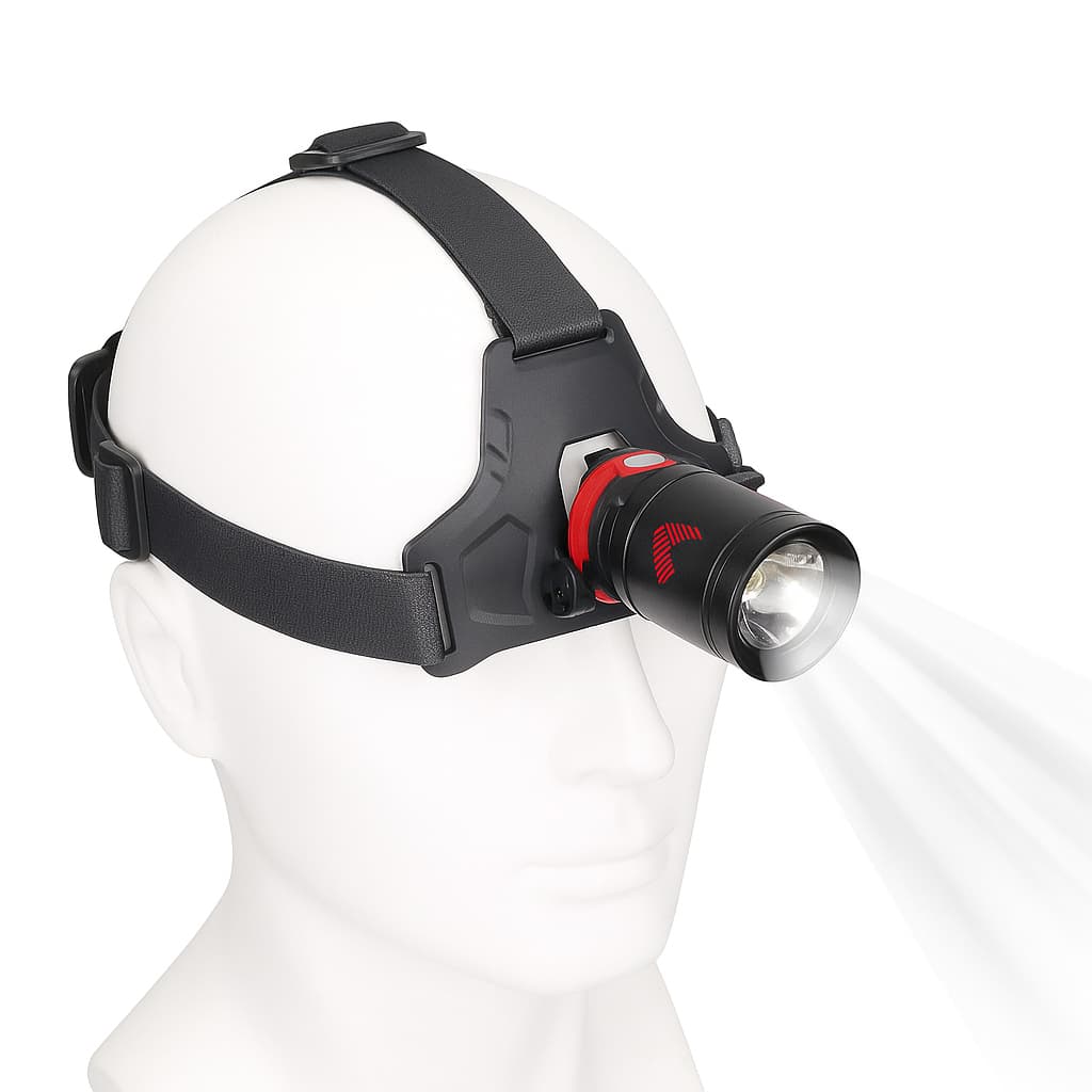 Lanterna Cabeça Zoom Led Mais Forte Mundo Camping 2km Forte