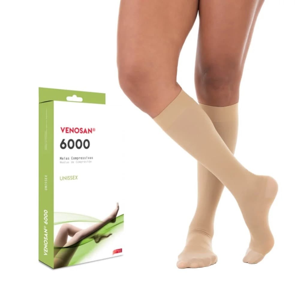 Meia Venosan 6000 20-30mmHg 3/4 BR62 PONTEIRA FECHADA