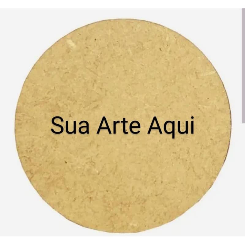Círculo MDF Personalizado Gravação 7cm