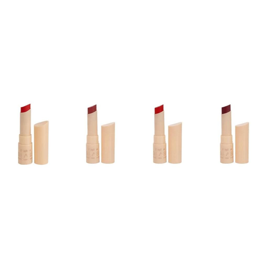Kit 4 Batom RubyRose Creamy Matte Glass Alta Cobertura