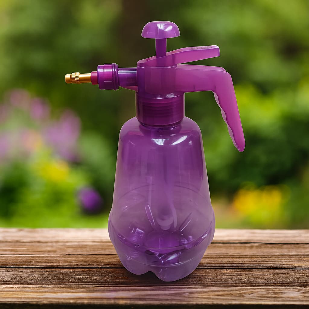 Pulverizador Pressão Manual Jardinagem Limpeza 1 6 Litros Bico Ajustável Plástico
