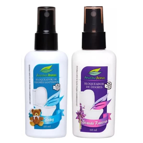 Bloqueadores De Odor 60ml Amazônia Aromas Fragrâncias