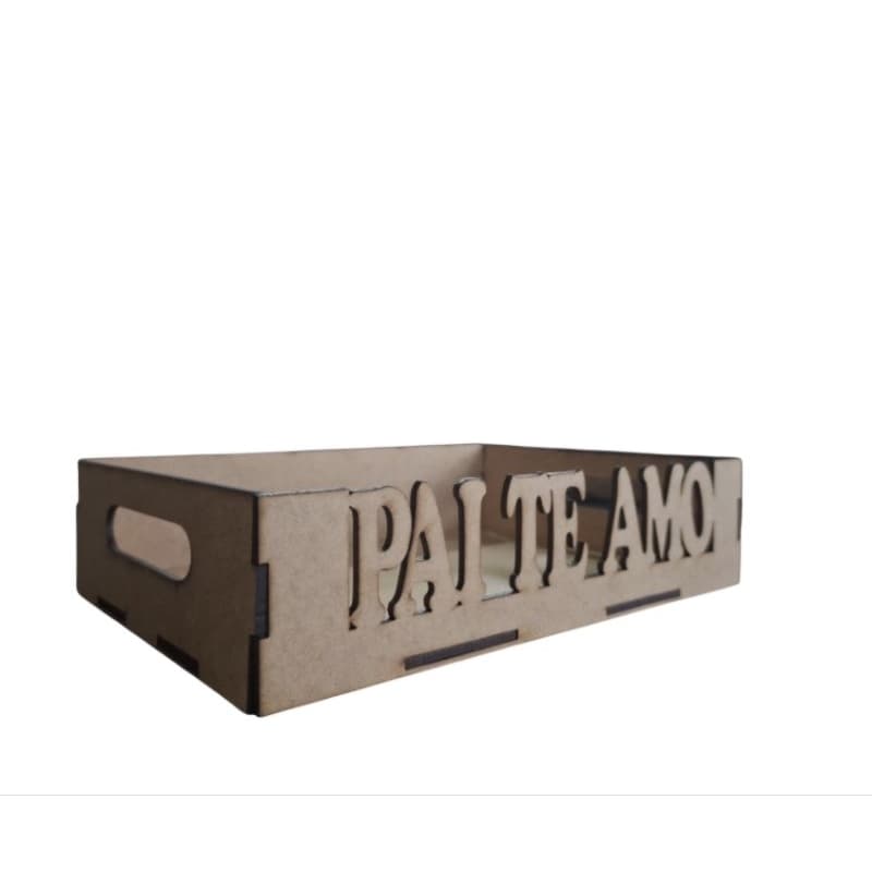 Bandeja Pai Te Amo 20cm em MDF