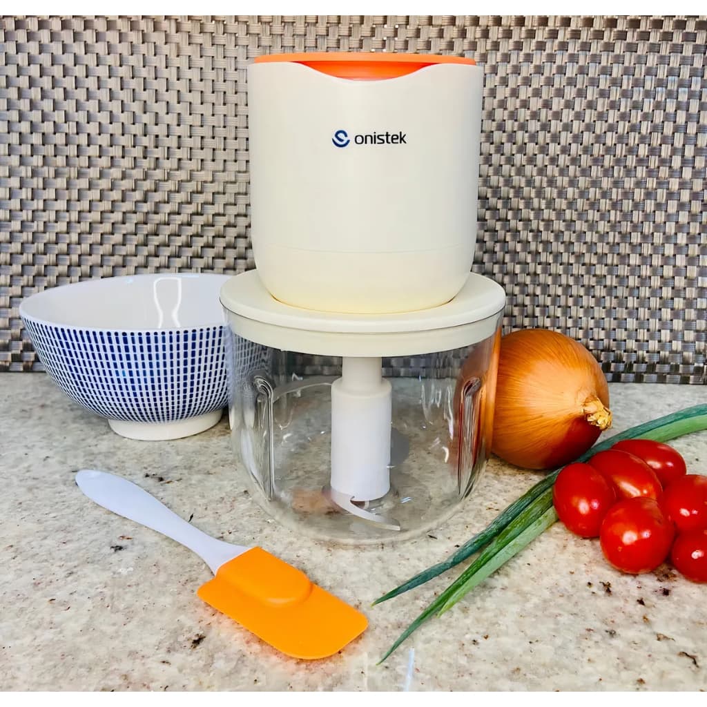 Mini Processador de Alimentos Triturador Eletrico Sem Fio Recarregável 100W Onistek 380ML ON-UD119