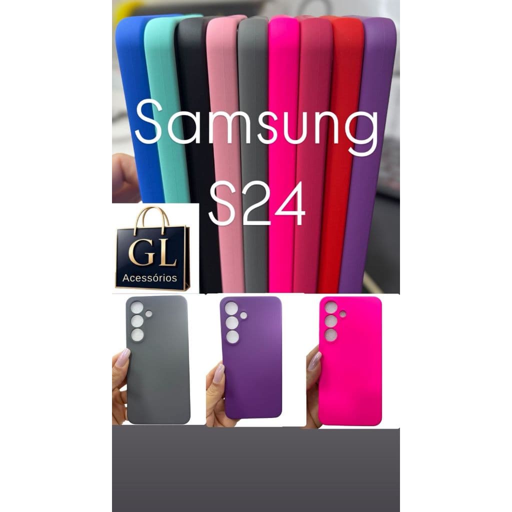 Capa Samsung S24  De silencio Aveludada