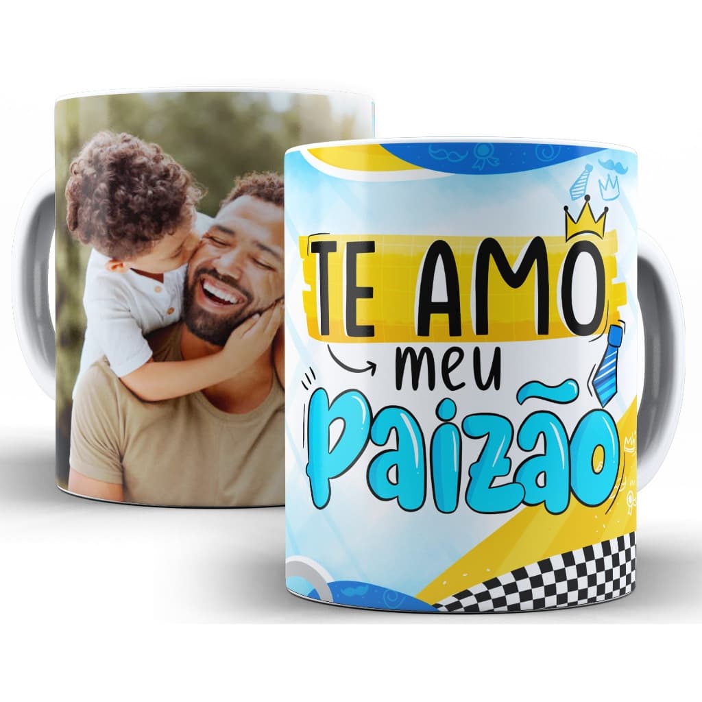 Caneca Dia Dos Pais Personalizada Sua Foto Frases Diversas Presente - Oferta