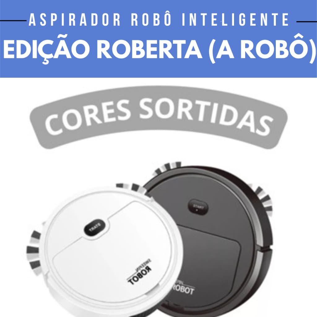 Aspirador de Pó Para Casa Robô Inteligente Com Sensores