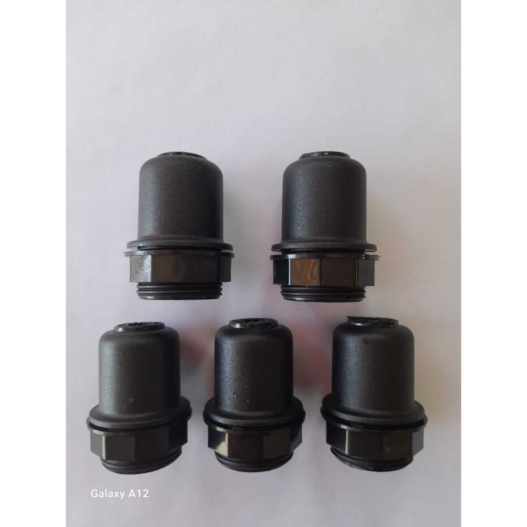 Kit 5 Soquetes Coluna Lustre Abajur E-27