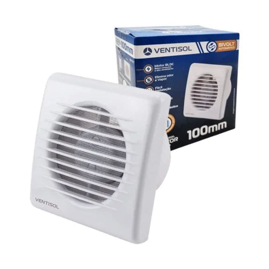 Exaustor De Banheiro Ventilador Ventisol 100mm 110v / 220v