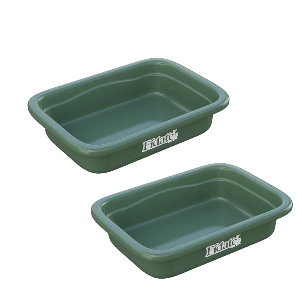 Kit 2 Bandeja Higiênica Fídate 8 Litros Banheiro para Gatos