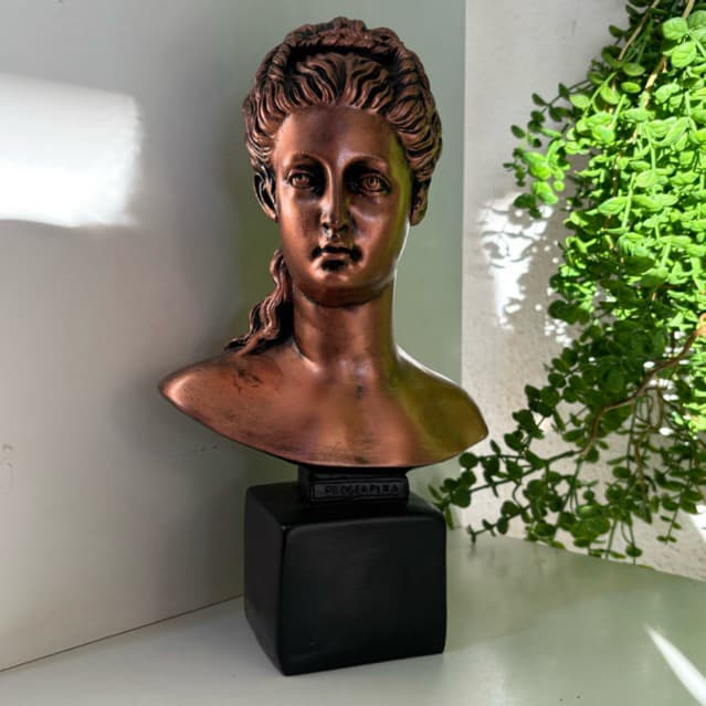 ESTATUA ESCULTURA ESTATUETA ROMANA BUSTO GREGO PROSERPINA-Decoração Luxo Design de Interiores Romano