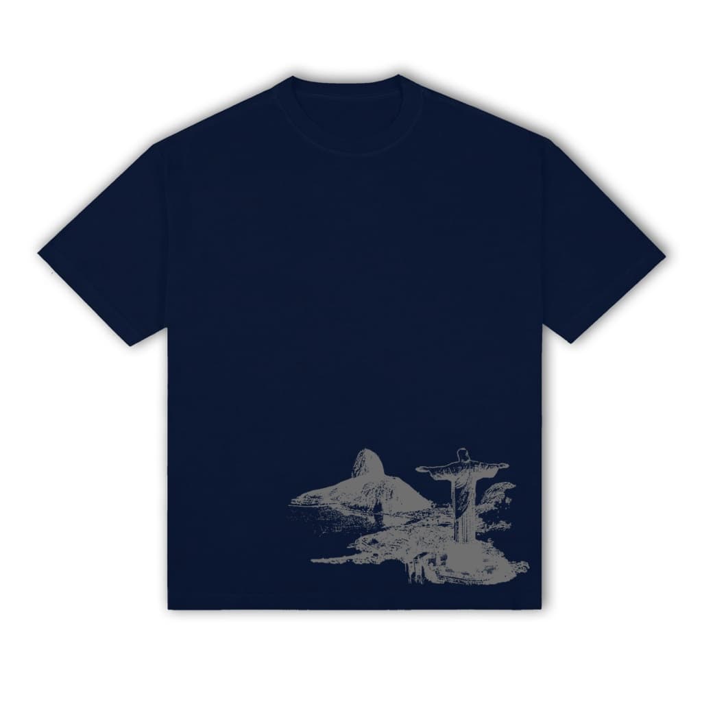 Camiseta Streetwear Basica Estampada Gravura Rio de Janeiro