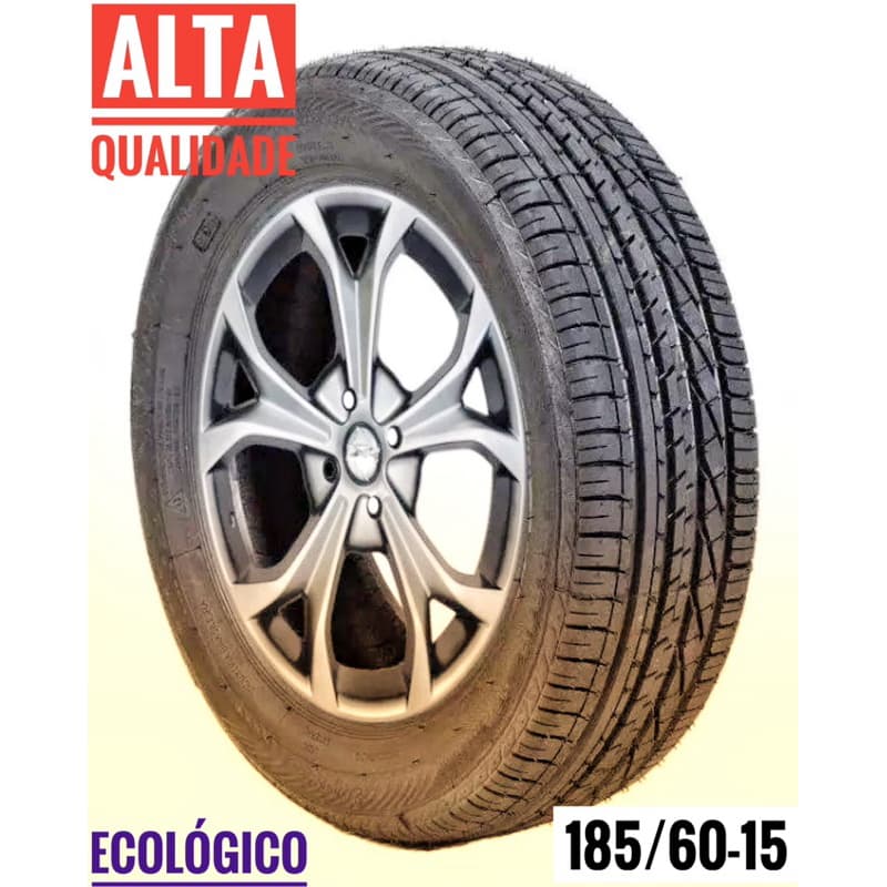 Pneu 185/60 R15 Premium Alta Qualidade Vipal  Remold Com Selo Inmetro 185 60 15