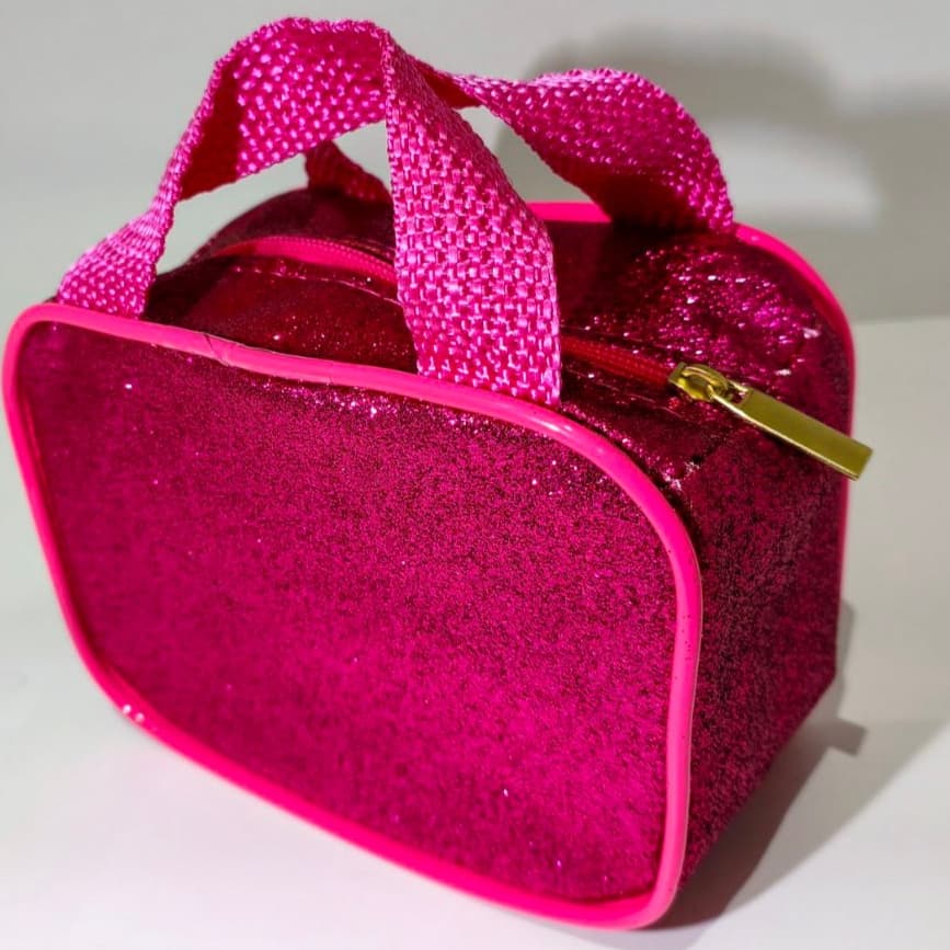 kit 10 Necessaire Gliter brilhante para maquiagem/lembrancinha