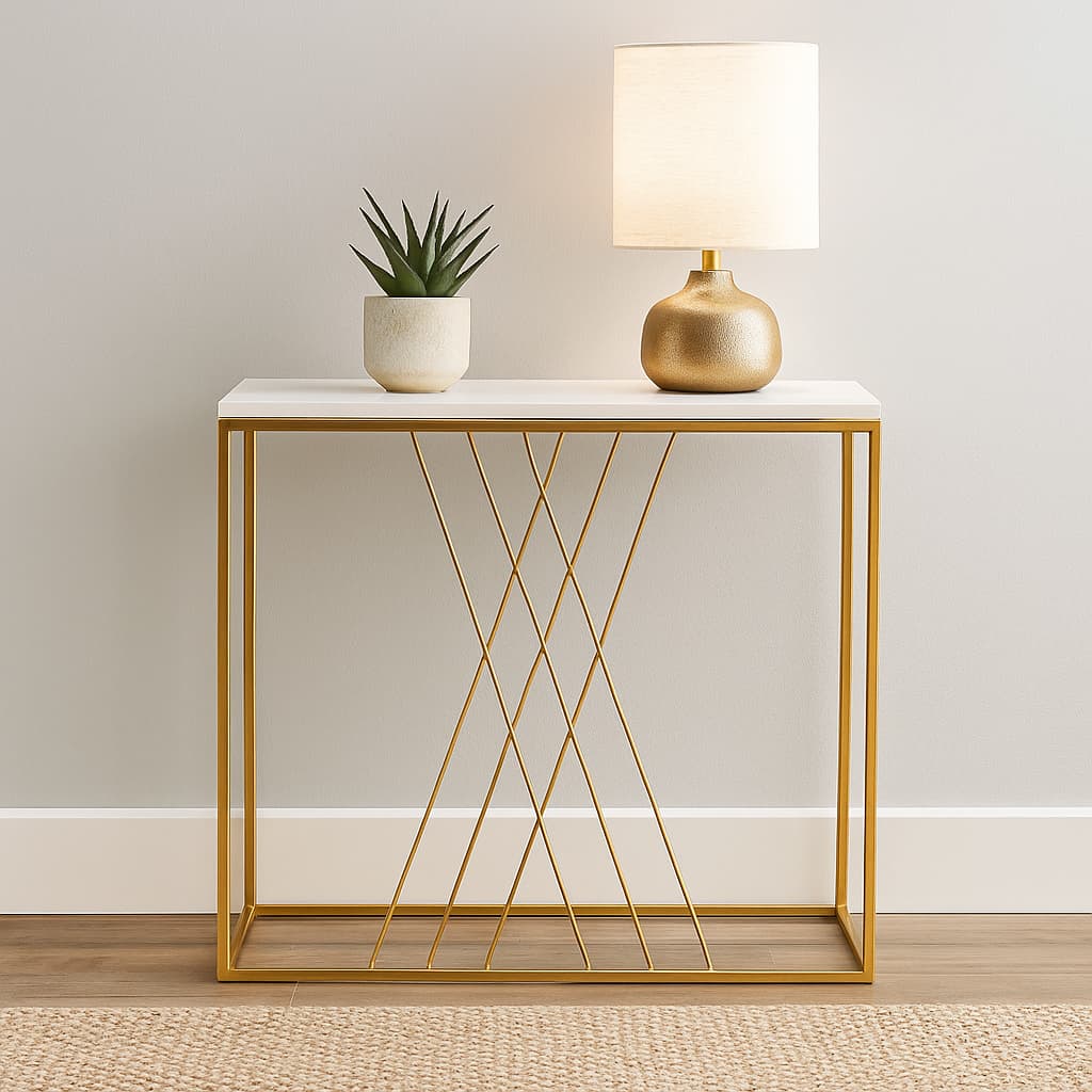 Mesa Teia Comprida Desmontável Grande Para Decoração Dobrável Madeira Branca MDF