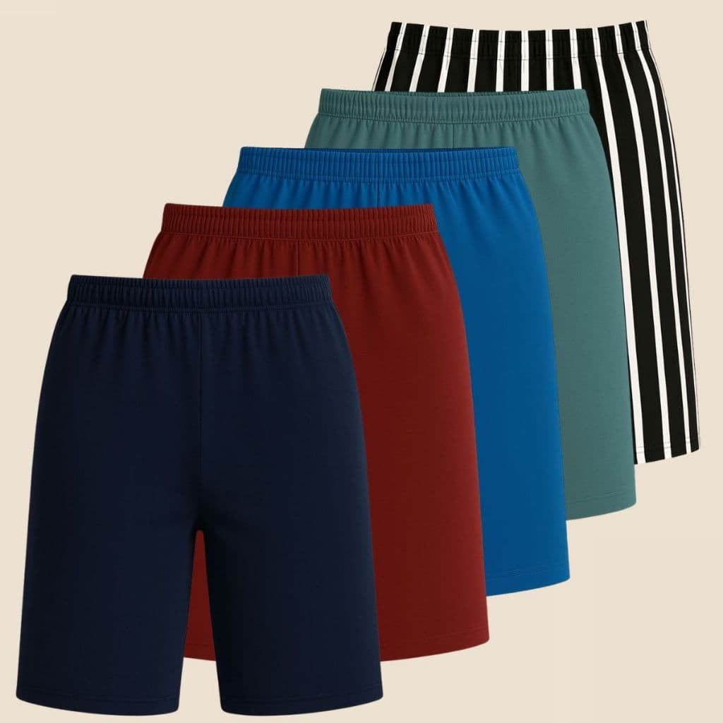 Kit Com 5 Bermudas Feminina Gorgurão Plus Size 36 Ao 60
