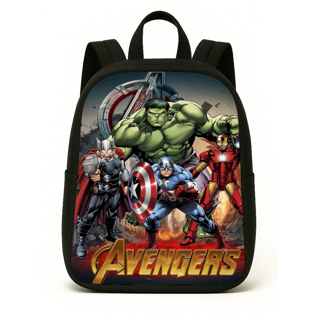Mochila infantil Pequena Pré-Escolar  creche com Personagens Herois