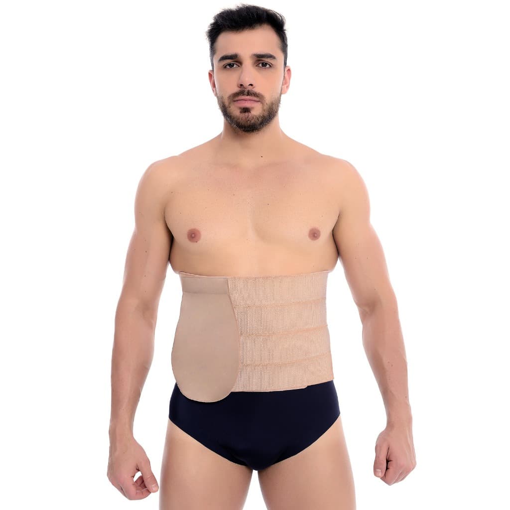 Faixa Cinta Colostomia Bilateral Unissex Ostomizados 4 Gomos 30,0CMX90CM